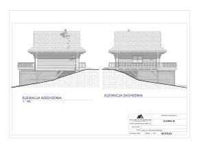Projekt domku na zgłoszenie- rzut 2
